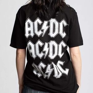 NWT - Recycled Karma - AC/DC Electric Bolt Tee - Size Medium